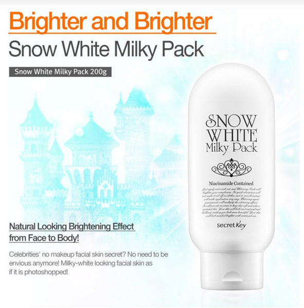 SECRET KEY Snow White Milky Pack 200 ml