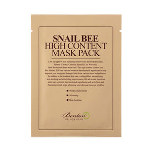 BENTON Snail Bee High Content Mask