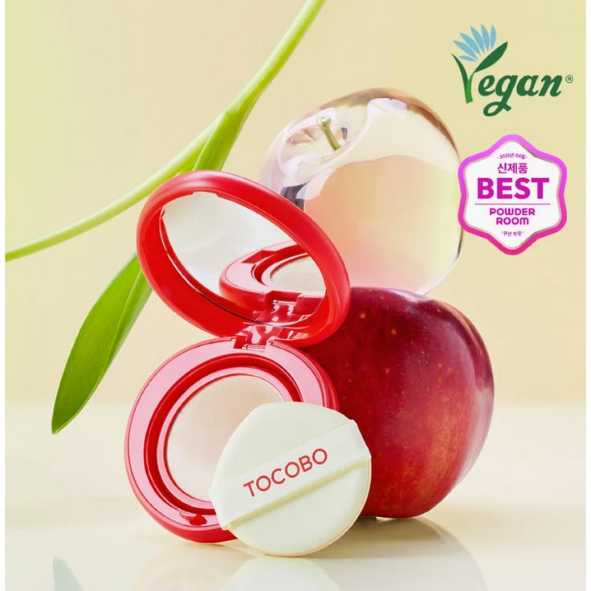 TOCOBO Apple Dewy Fit Cushion Refill Set SPF50+ PA++++