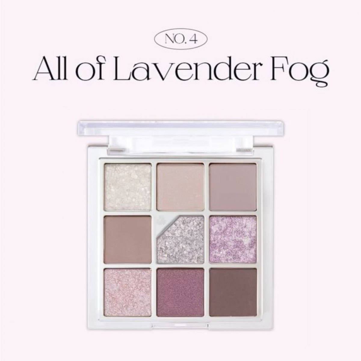 UNLEASHIA Glitterpedia Eye Palette No. 4 All of lavander fog