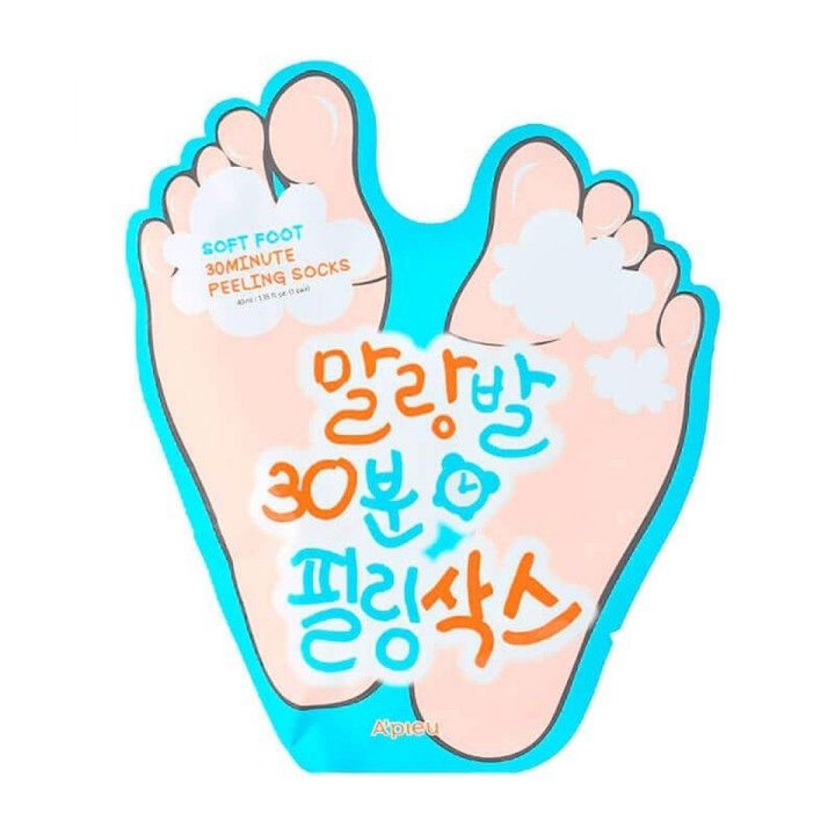 A'PIEU Soft 30 Minute Peeling Socks 40m 1 par