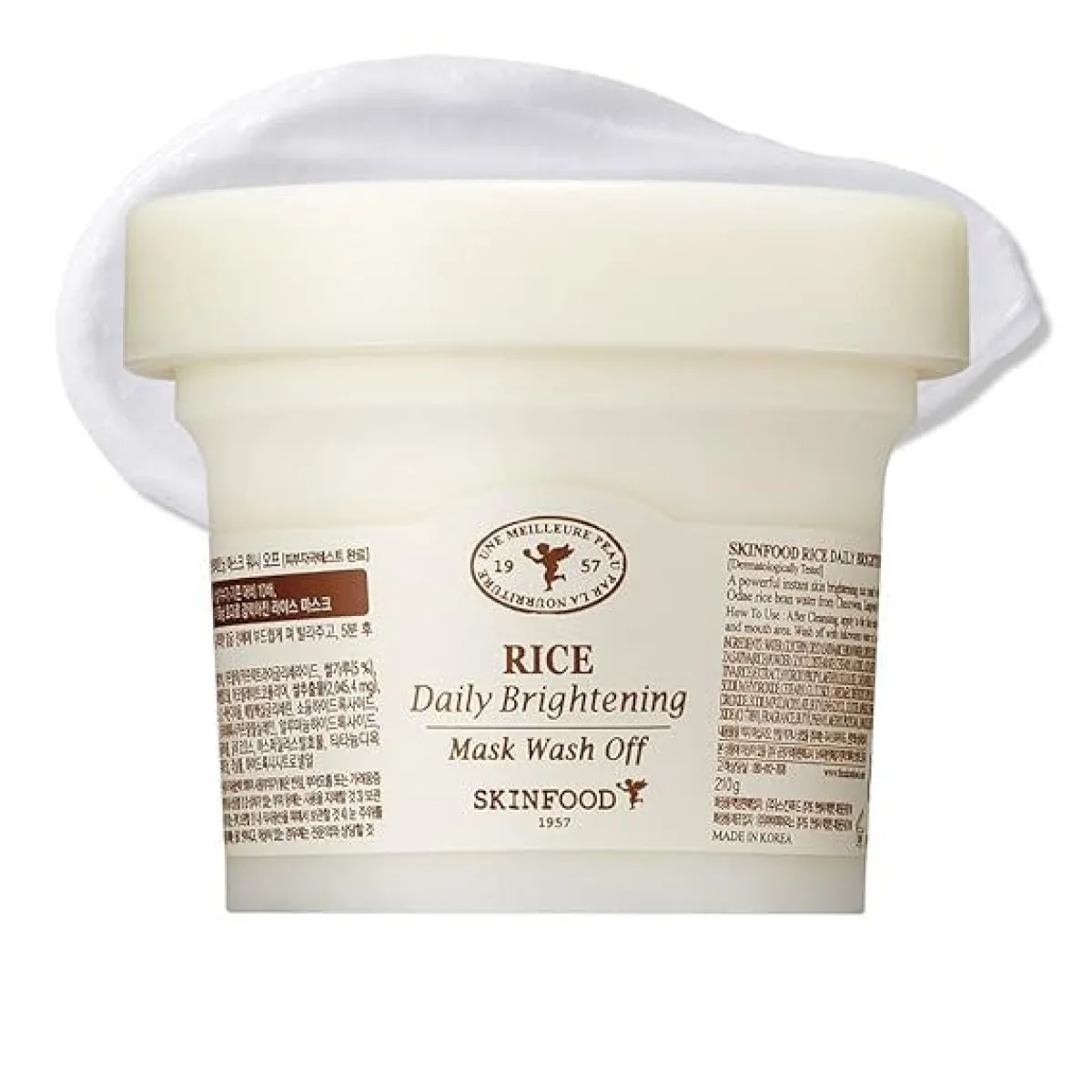 SKINFOOD Rice Daily Brightening Mask Wash Off 210g