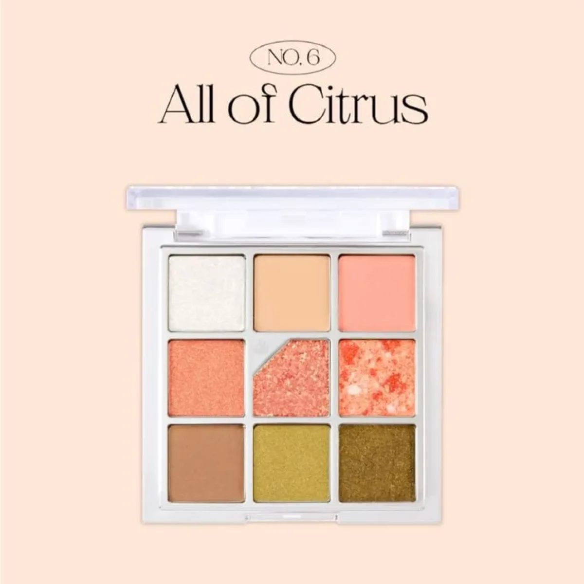 UNLEASHIA Glitterpedia Eye Palette No.6 All of Citrus