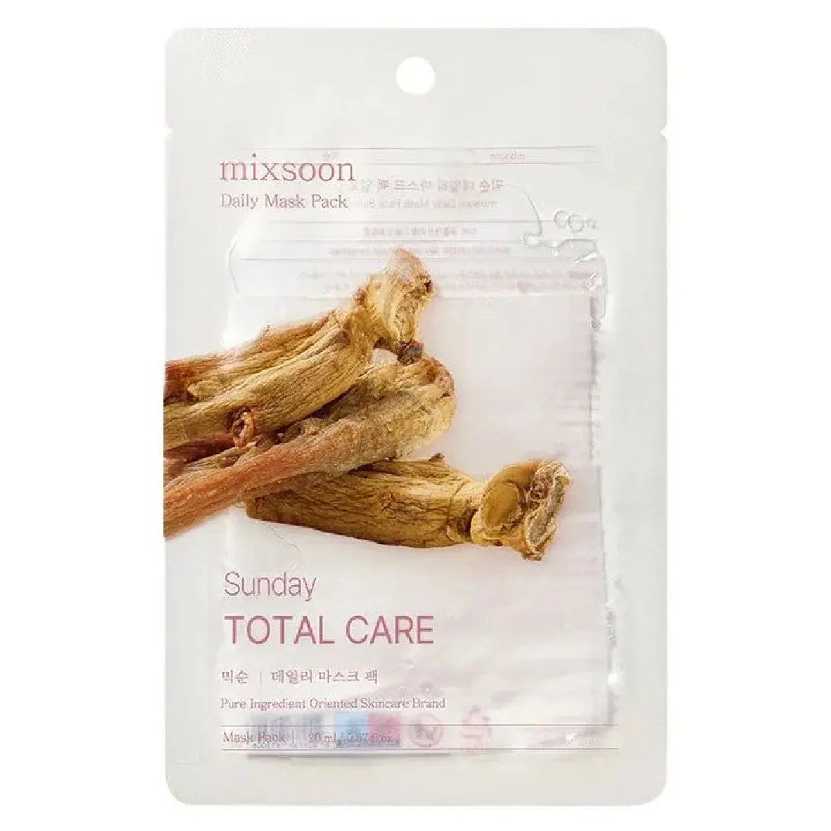 MIXSOON Daily Mask Pack Sunday Ginger